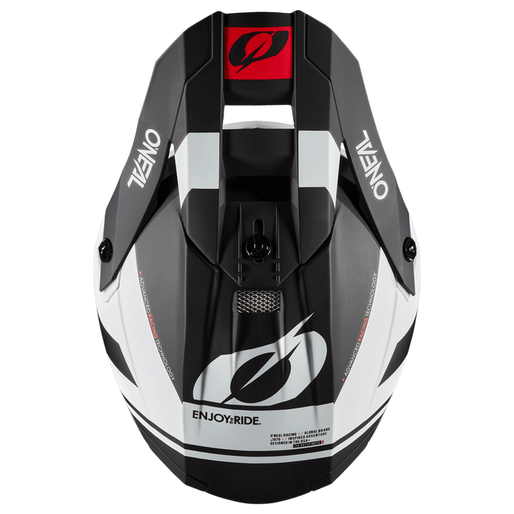 O'Neal 10 SRS Flow V.23 Helmet Black/White - Motor Psycho Sport