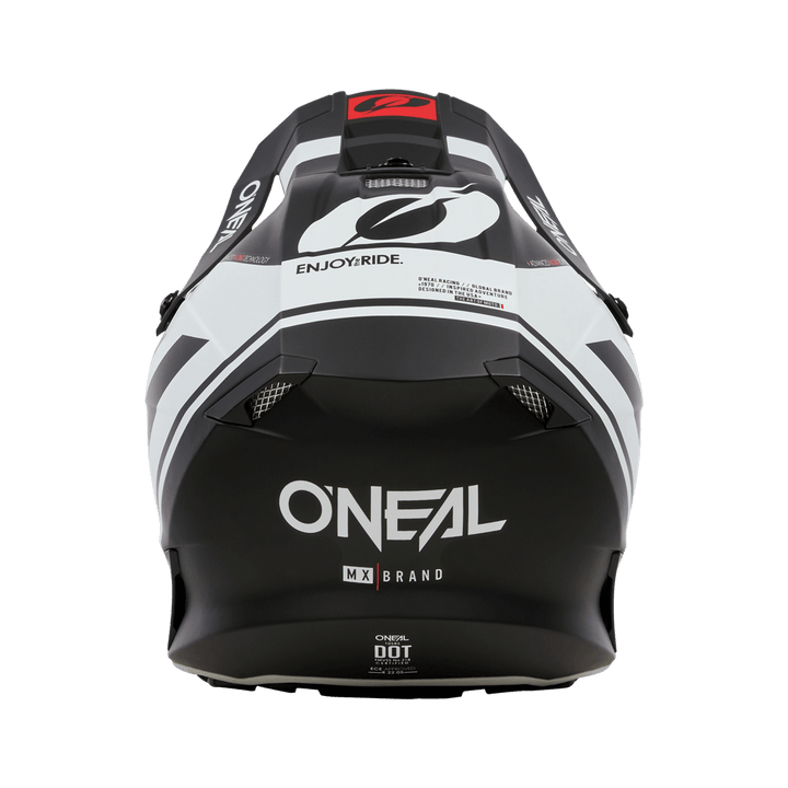 O'Neal 10 SRS Flow V.23 Helmet Black/White - Motor Psycho Sport