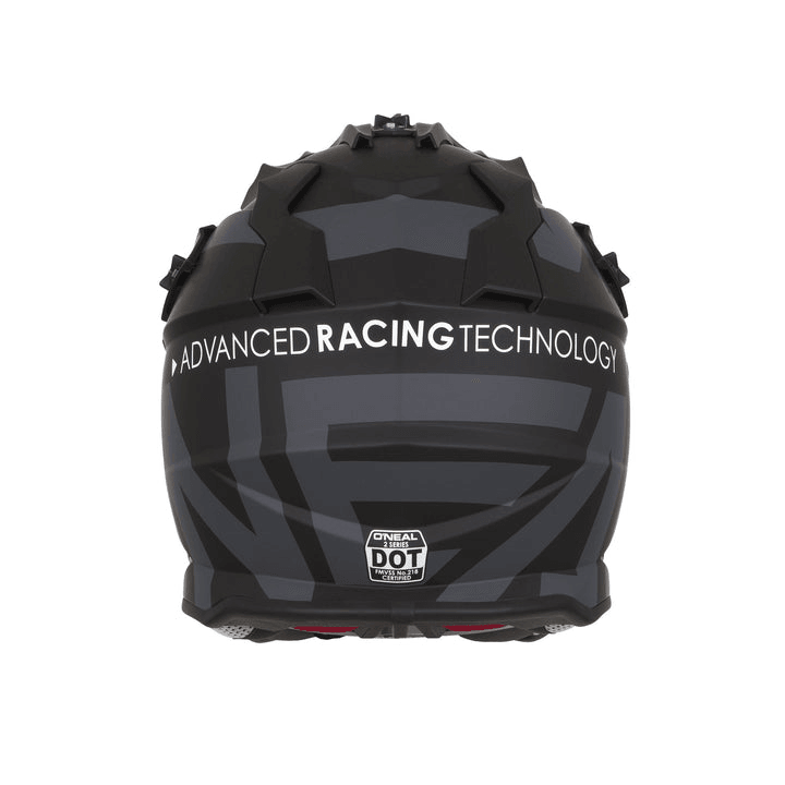 O'Neal 2 SRS Slick Helmet Black/Grey - Motor Psycho Sport