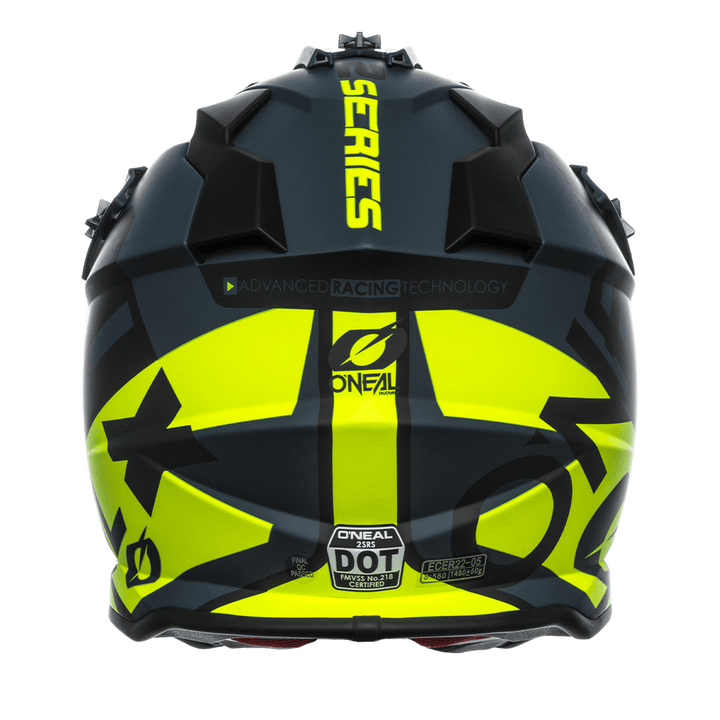 O'Neal 2 SRS Spyde Helmet Black/Hi-Viz - Motor Psycho Sport