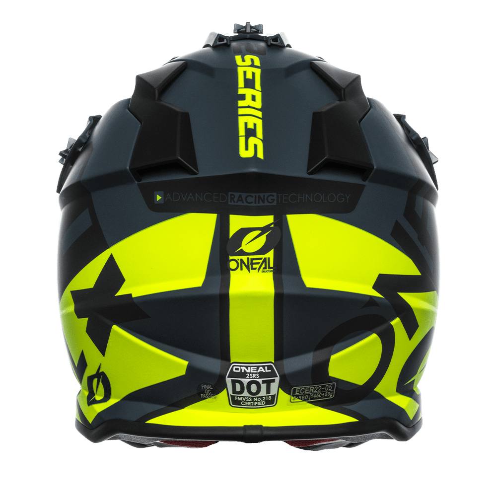 O'Neal 2 SRS Spyde Helmet Black/Hi-Viz - Motor Psycho Sport