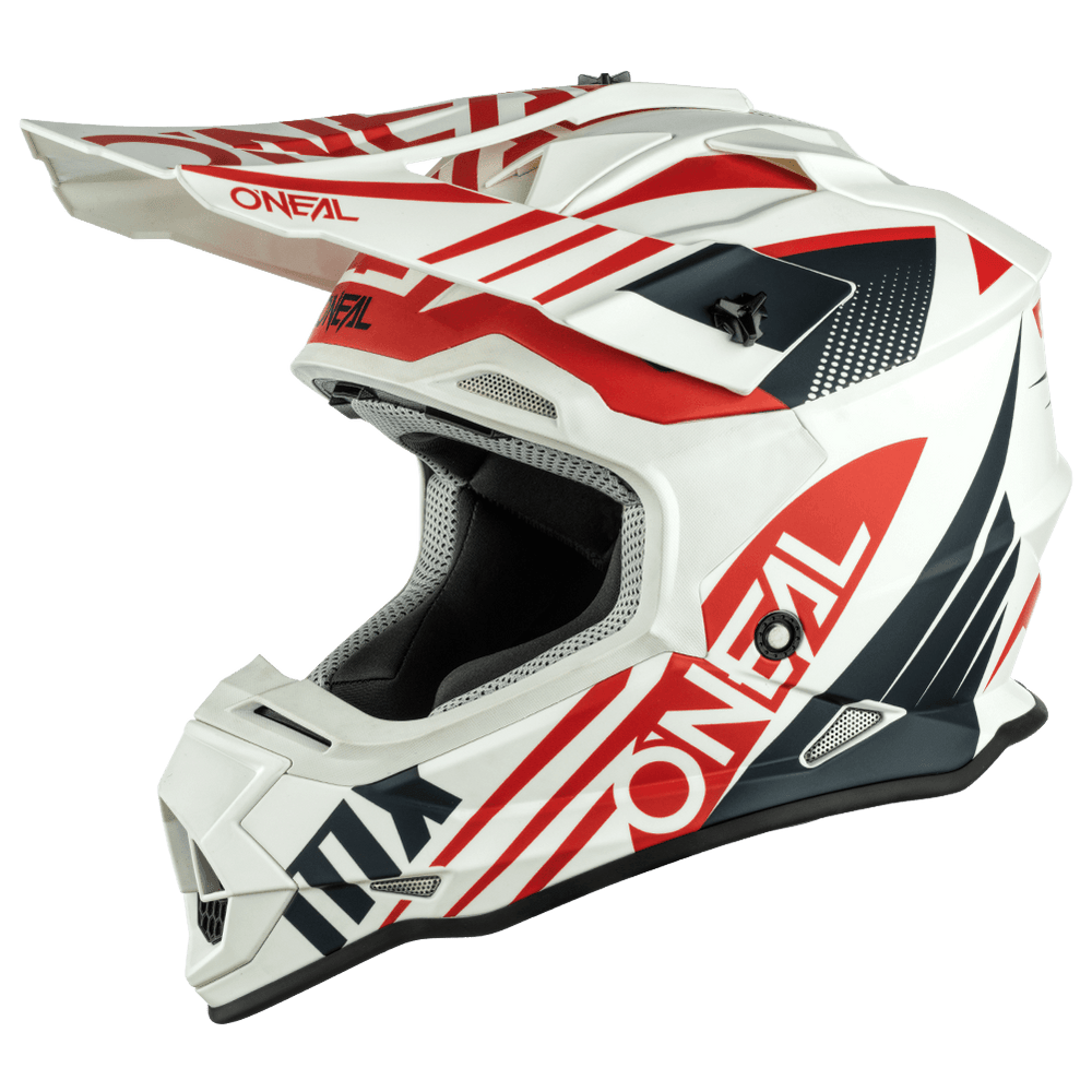 O'Neal 2 SRS Spyde Helmet White/Blue/Red - Motor Psycho Sport