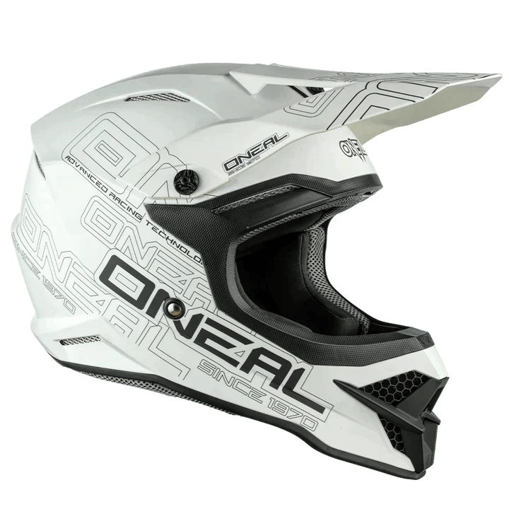 O'Neal 3 Series Flat 2.0 Helmet - White - Motor Psycho Sport
