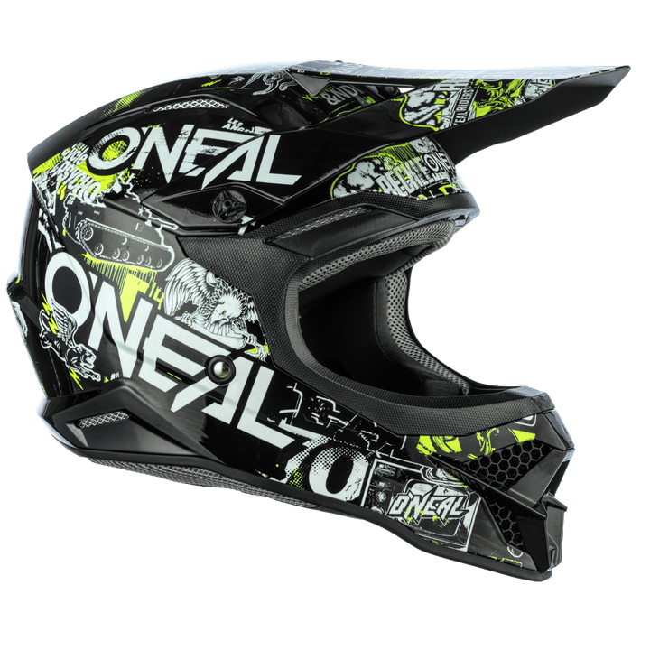 O'Neal 3 SRS Attack 2.0 Helmet - Motor Psycho Sport