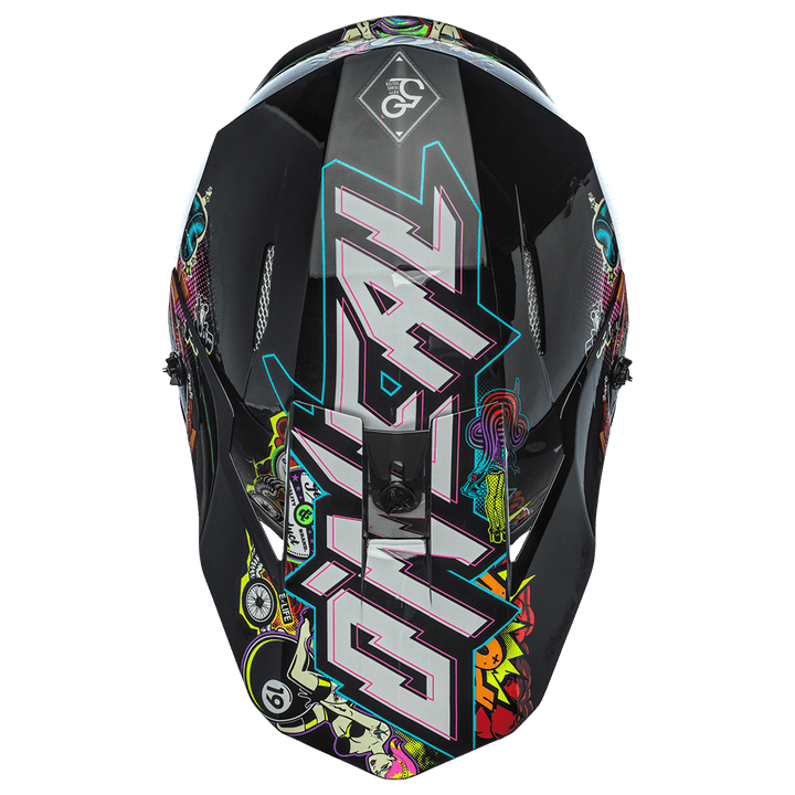 O'Neal 3 SRS Crank 2.0 Helmet - Motor Psycho Sport