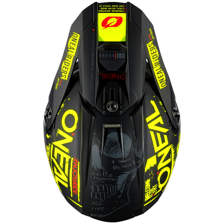 O'Neal 5 SRS Attack V.23 Helmet Black/Neon - Motor Psycho Sport