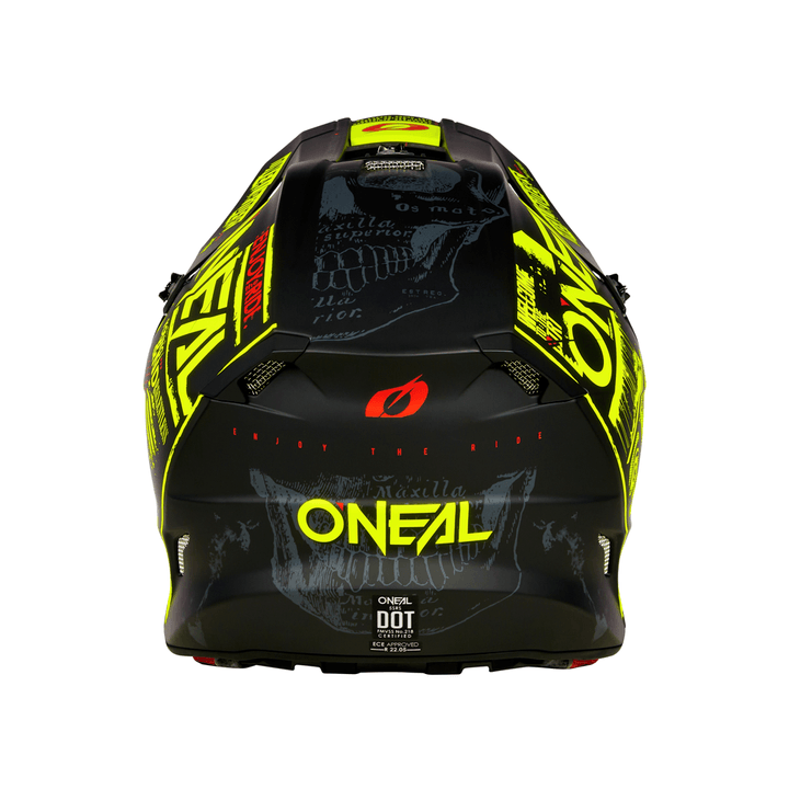 O'Neal 5 SRS Attack V.23 Helmet Black/Neon - Motor Psycho Sport