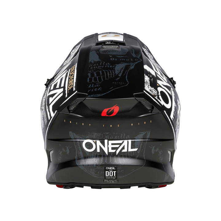 O'Neal 5 SRS Attack V.23 Helmet Black/White - Motor Psycho Sport