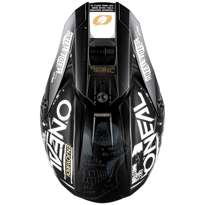 O'Neal 5 SRS Attack V.23 Helmet Black/White - Motor Psycho Sport