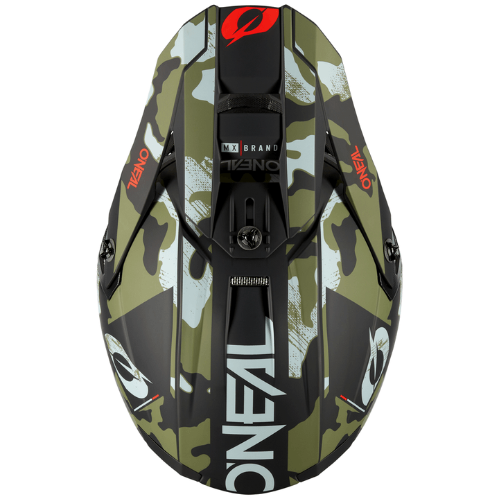 O'Neal 5 SRS Camo V.23 Helmet Black/Green - Motor Psycho Sport