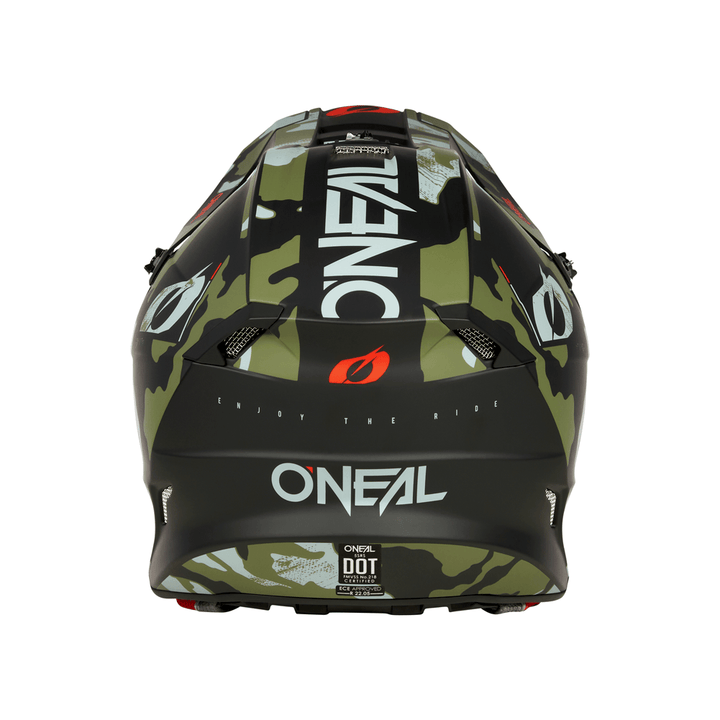 O'Neal 5 SRS Camo V.23 Helmet Black/Green - Motor Psycho Sport