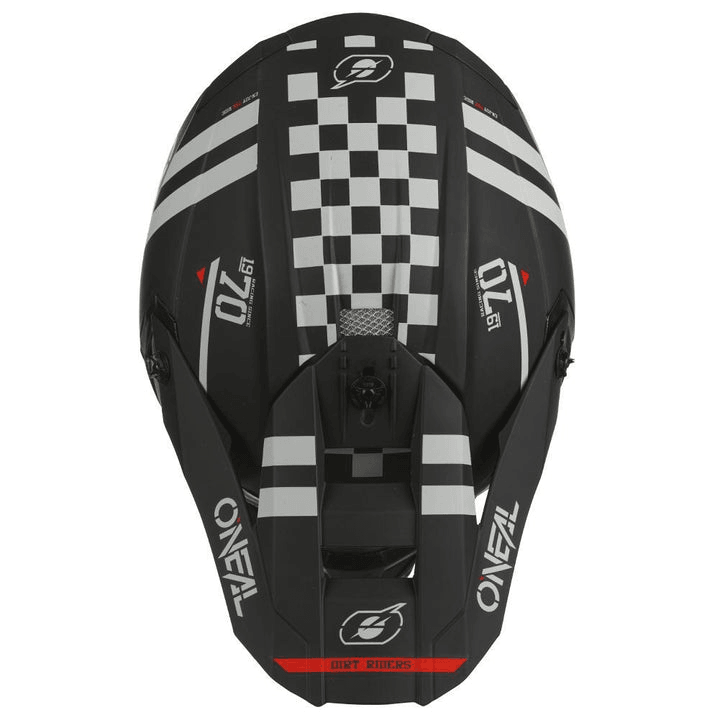 O'Neal 5 SRS Squadron Helmet Black/Gray - Motor Psycho Sport