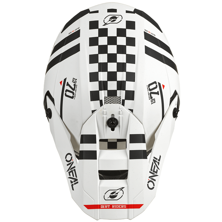 O'Neal 5 SRS Squadron Helmet White/Black - Motor Psycho Sport