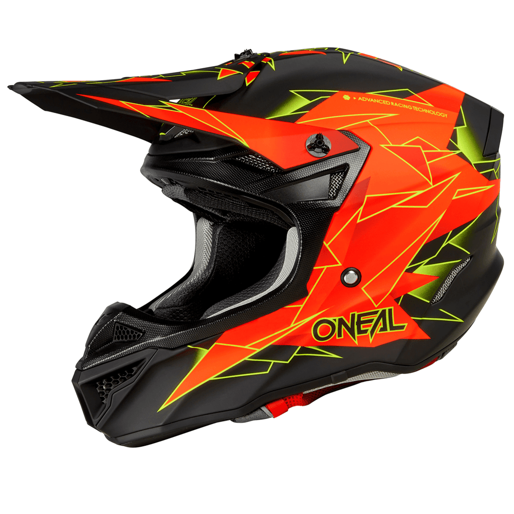 O'Neal 5 SRS Surge V.23 Helmet Black/Red - Motor Psycho Sport