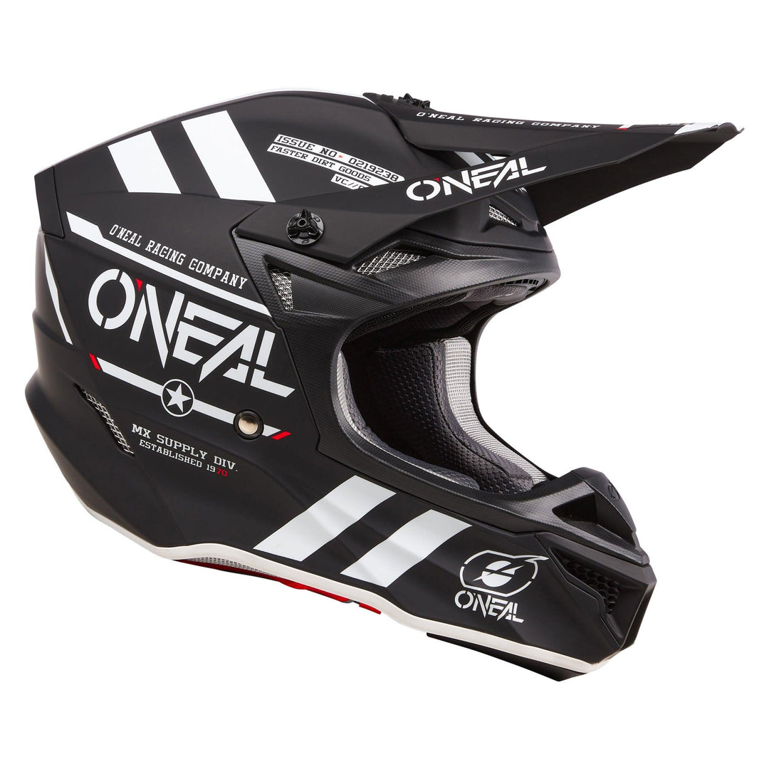 O'Neal 5 SRS Warhawk V.24 Helmet Black - Motor Psycho Sport
