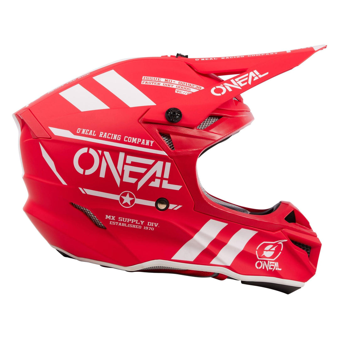 O'Neal 5 SRS Warhawk V.24 Helmet Red - Motor Psycho Sport