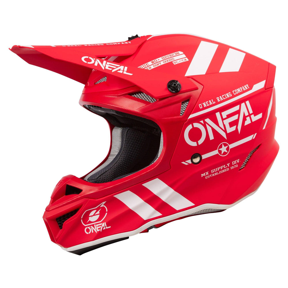 O'Neal 5 SRS Warhawk V.24 Helmet Red - Motor Psycho Sport