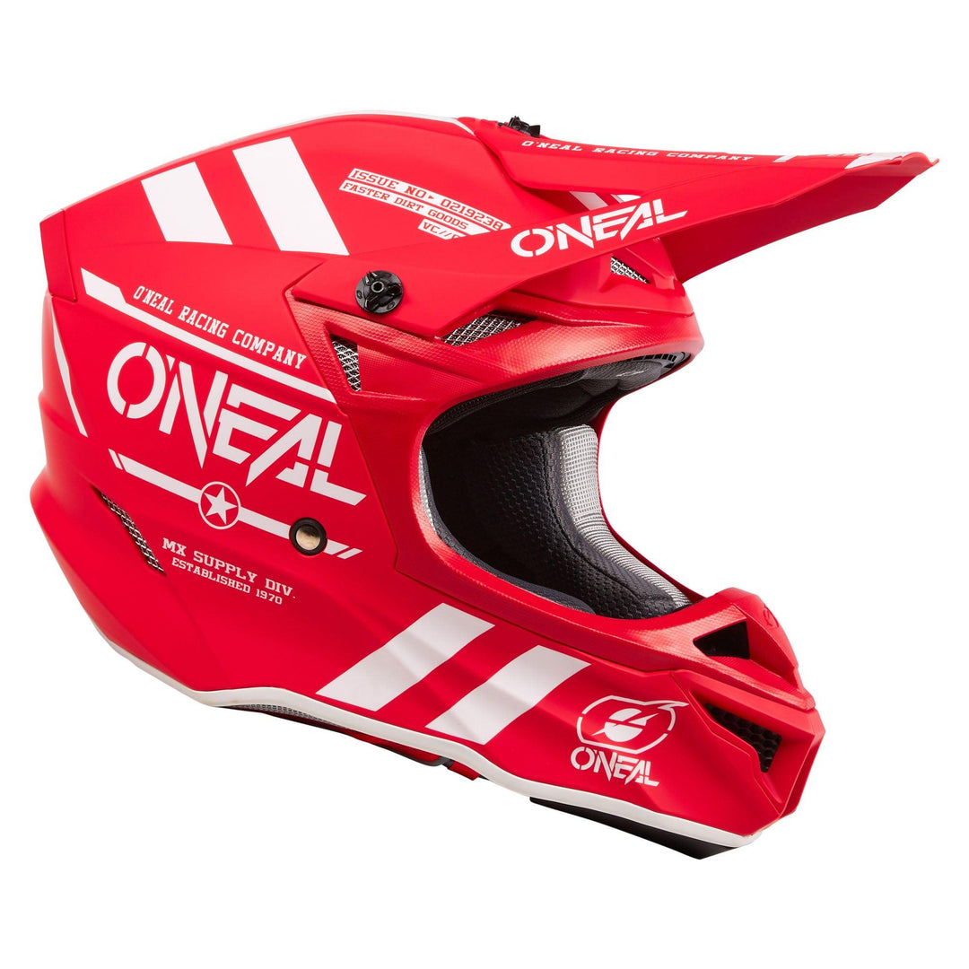 O'Neal 5 SRS Warhawk V.24 Helmet Red - Motor Psycho Sport