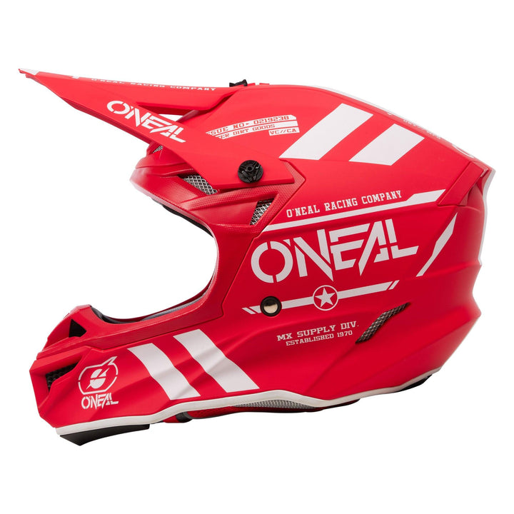 O'Neal 5 SRS Warhawk V.24 Helmet Red - Motor Psycho Sport