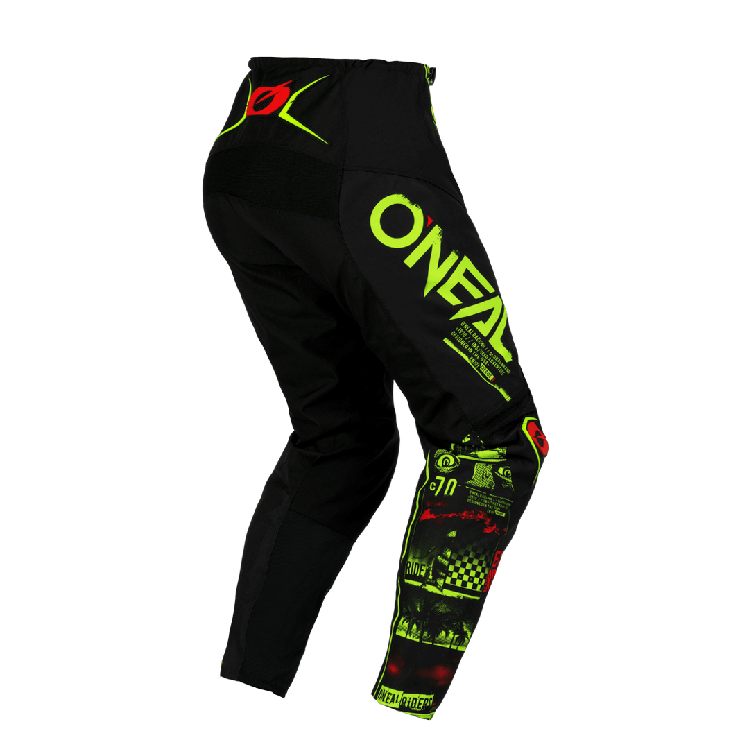 O'Neal Element Attack V.23 Pant Black/Neon - Motor Psycho Sport