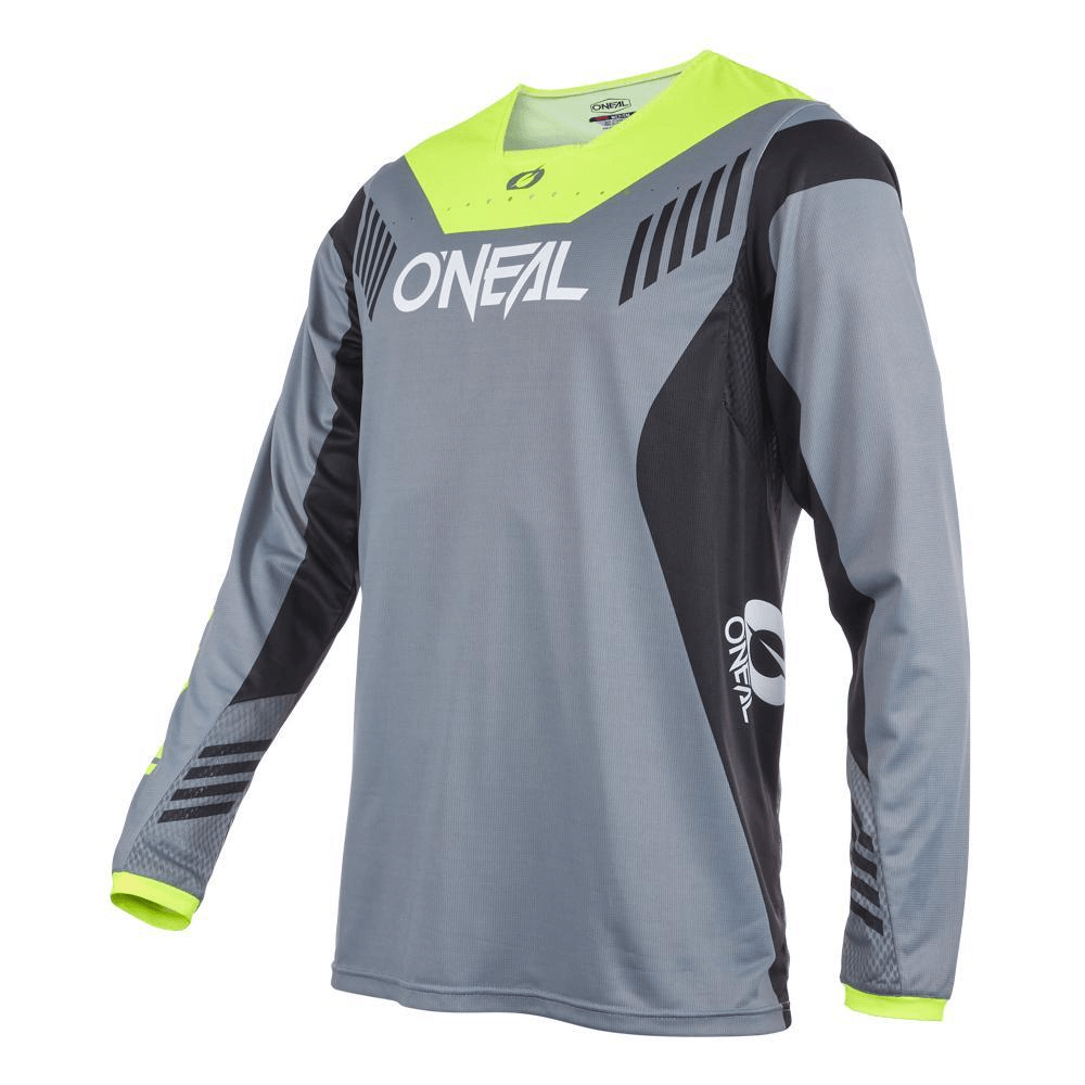 O'Neal Element FR Jersey Hybrid Gray/Neon Yellow - Motor Psycho Sport