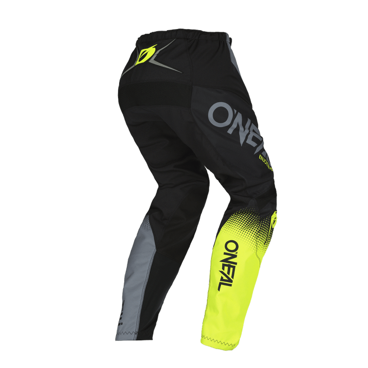 O'Neal Element Racewear Pant Black/Gray/Neon Yellow - Motor Psycho Sport
