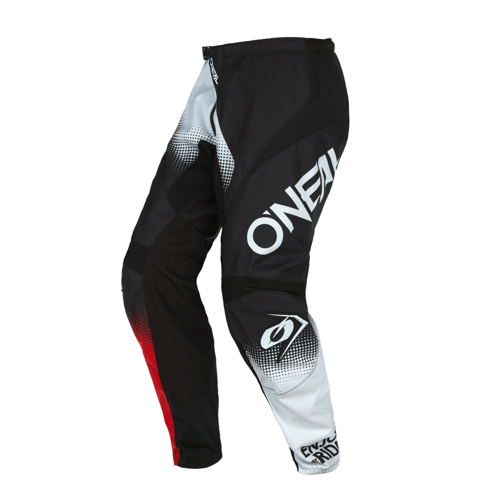 O'Neal Element Racewear Pant Black/White/Red - Motor Psycho Sport