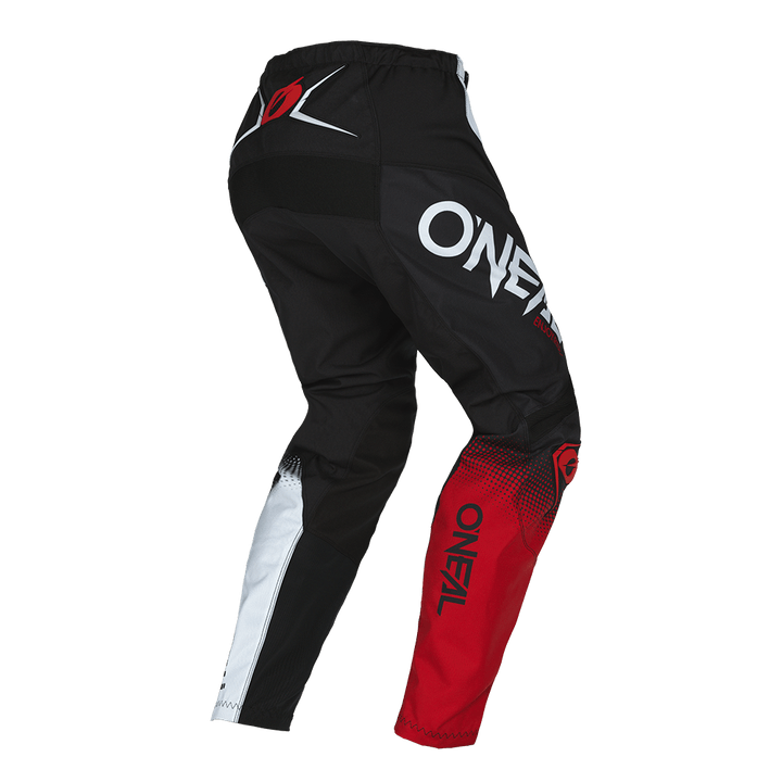 O'Neal Element Racewear Pant Black/White/Red - Motor Psycho Sport