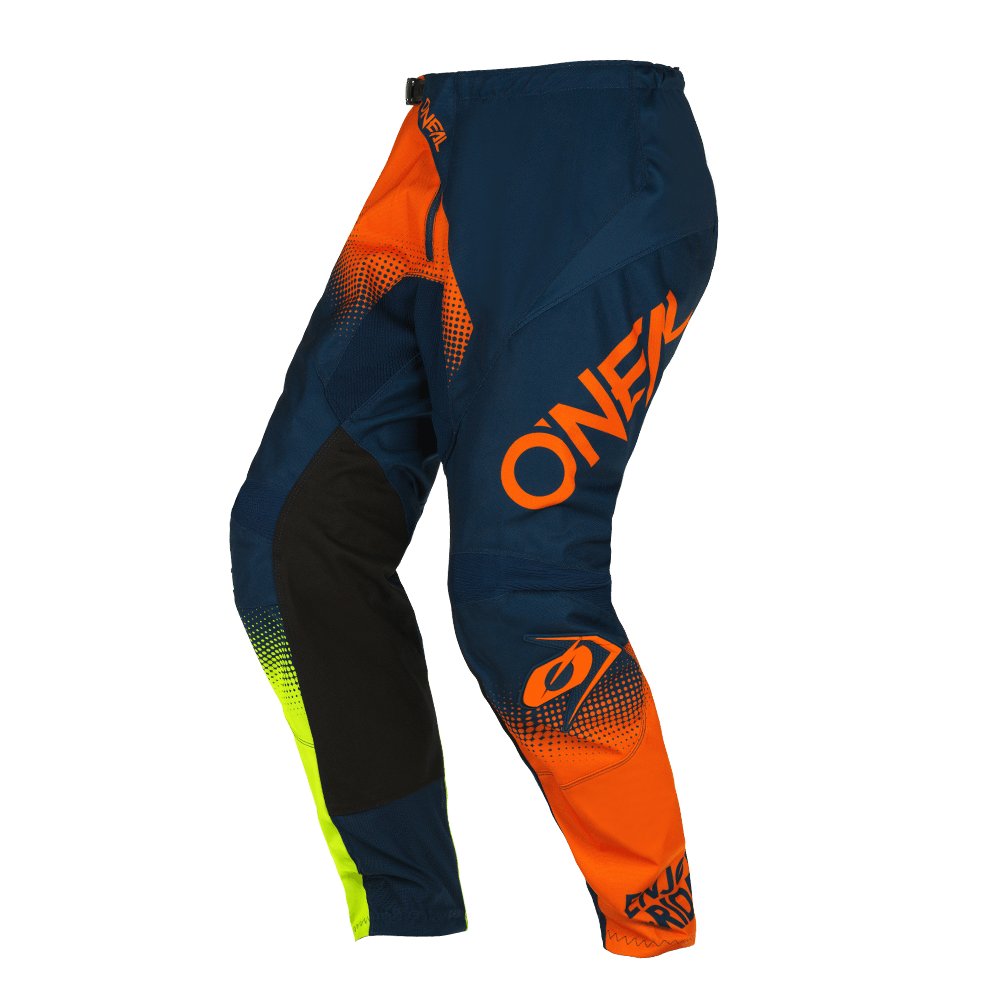 O'Neal Element Racewear Pant Blue/Orange/Neon Yellow - Motor Psycho Sport