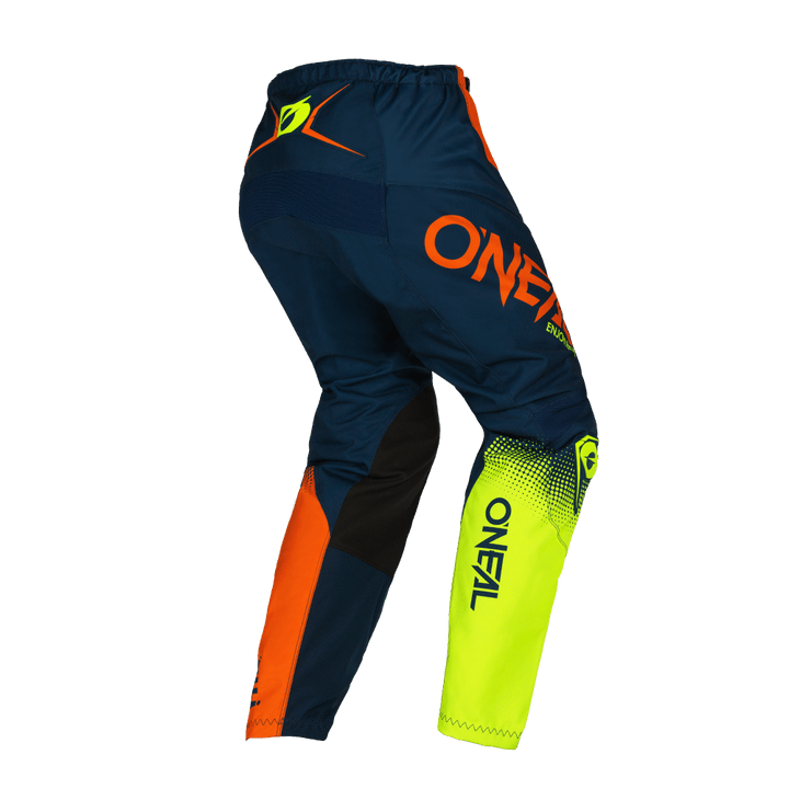O'Neal Element Racewear Pant Blue/Orange/Neon Yellow - Motor Psycho Sport