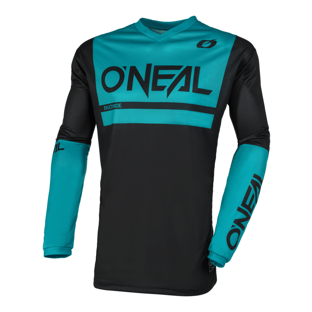 O'Neal Element Threat Air V.23 Jersey Black/Teal - Motor Psycho Sport