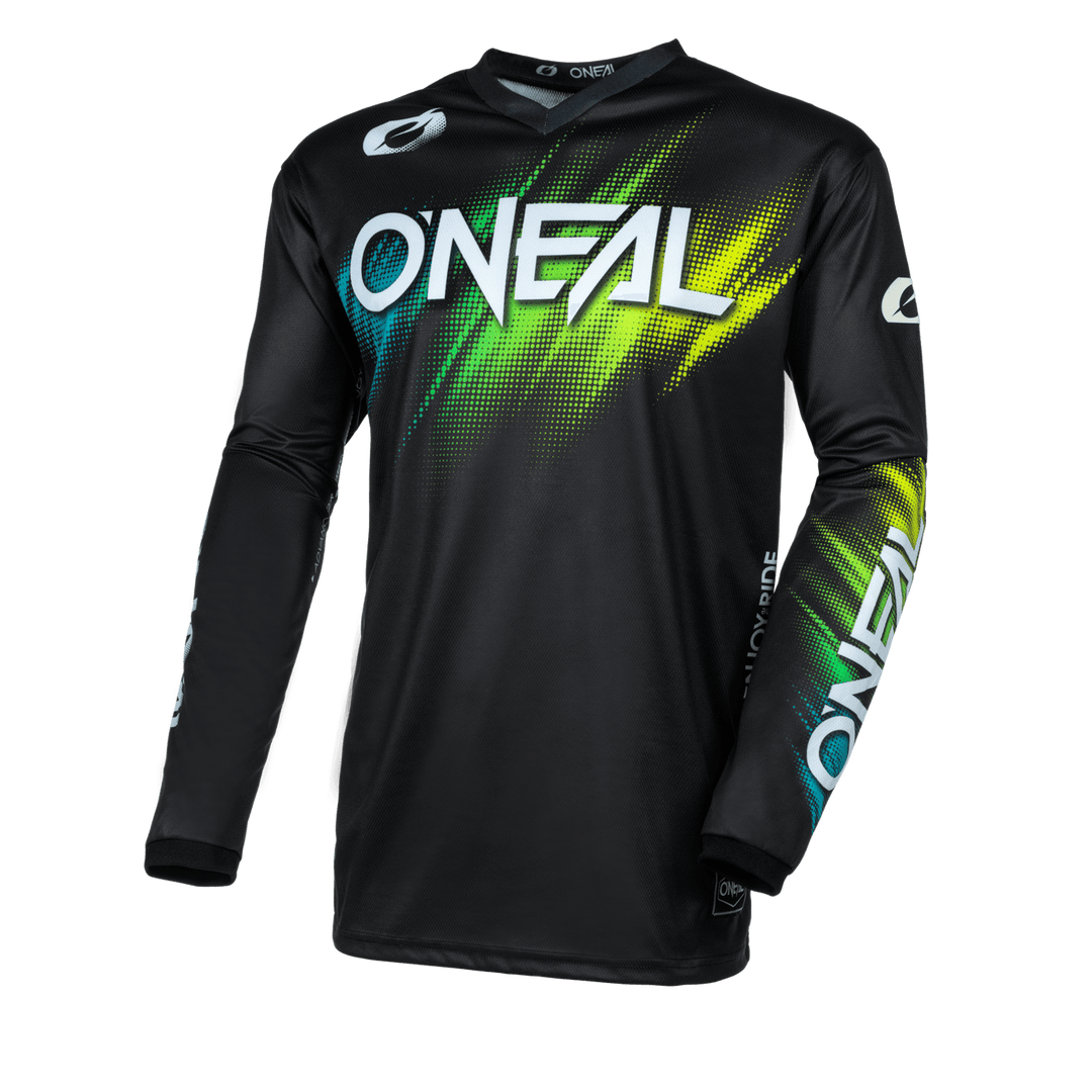 O'Neal Element Voltage V.24 Jersey Black/Green - Motor Psycho Sport