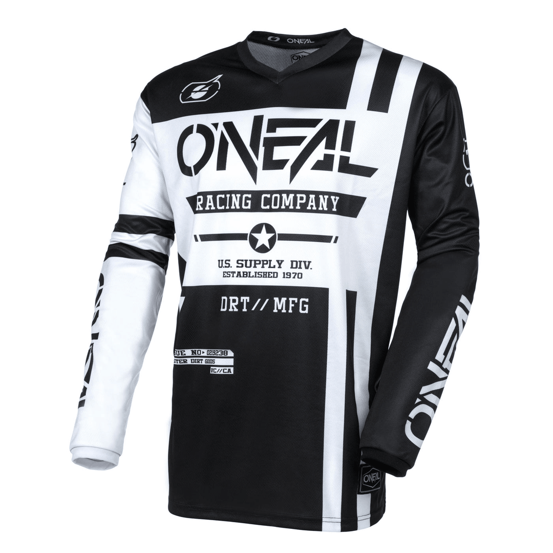 O'Neal Element Warhawk V.24 Jersey Black/White - Motor Psycho Sport
