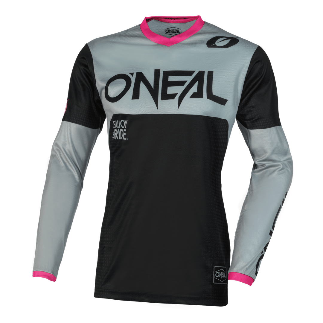 O'Neal Girls Element Racewear V.23 Jersey Black/Pink - Motor Psycho Sport