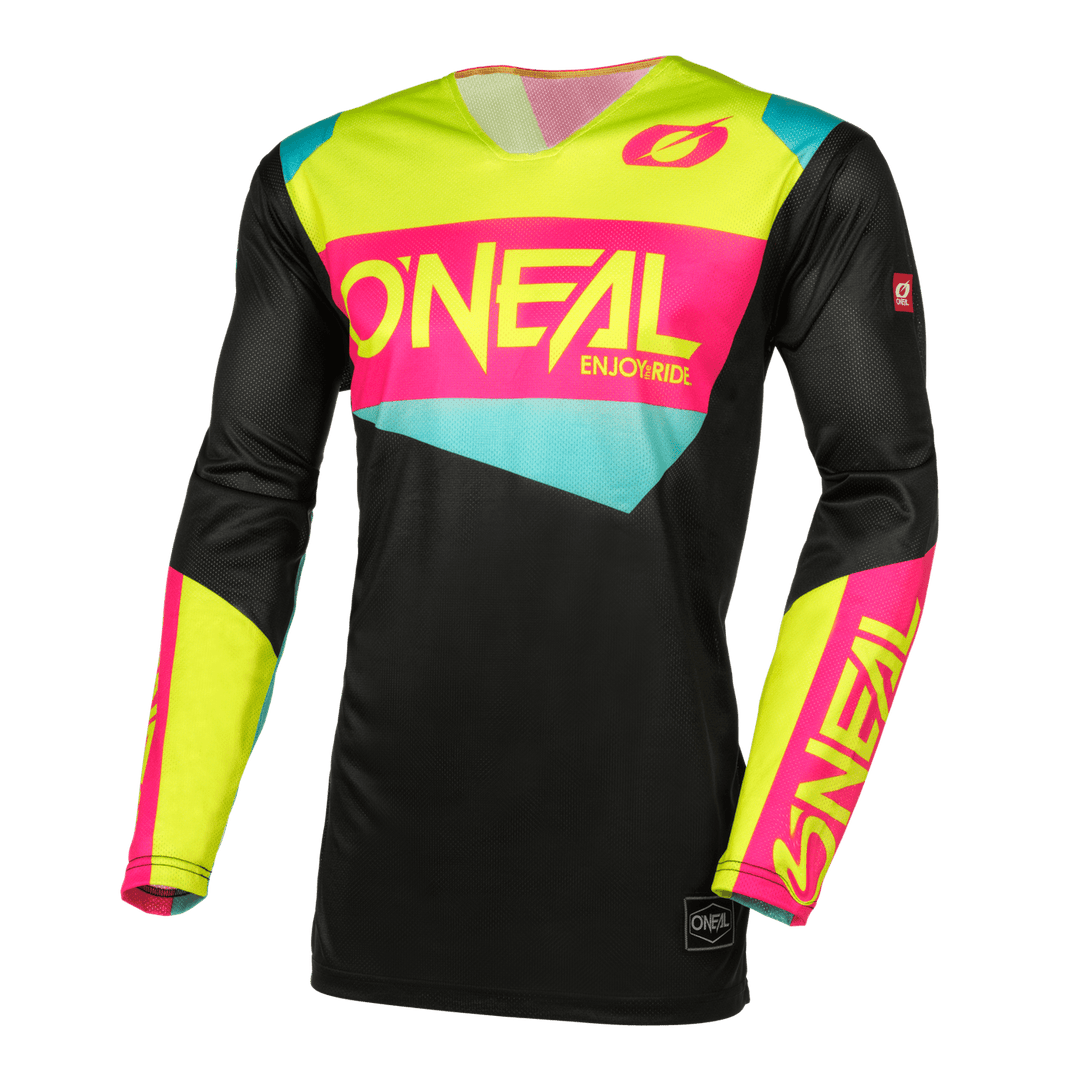 O'Neal Hardwear Air V.24 Slam Jersey Black/Neon/Pink - Motor Psycho Sport