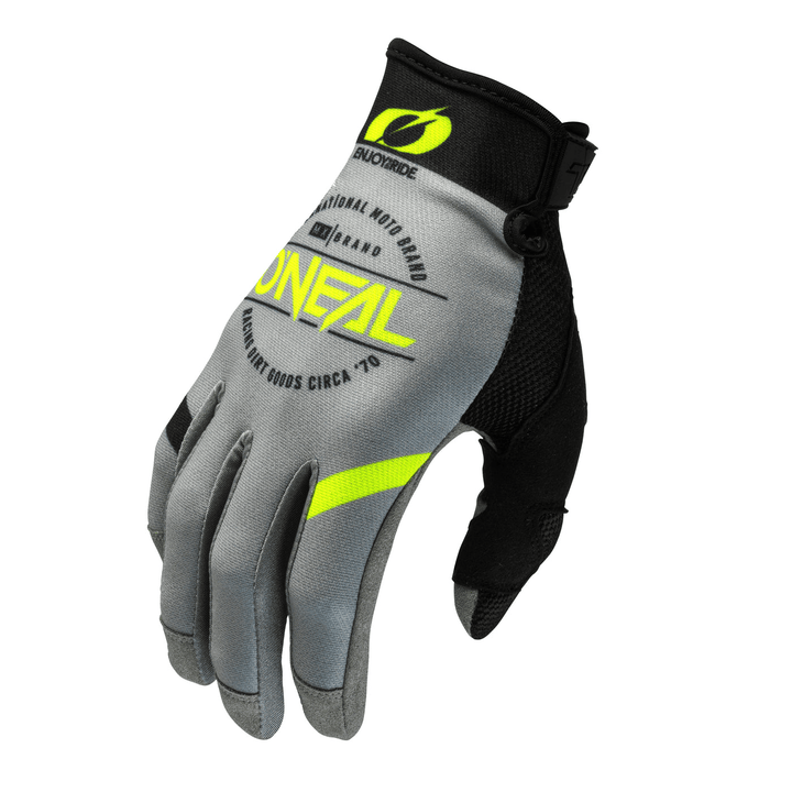 O'Neal Mayhem Brand V.23 Glove Gray/Black - Motor Psycho Sport