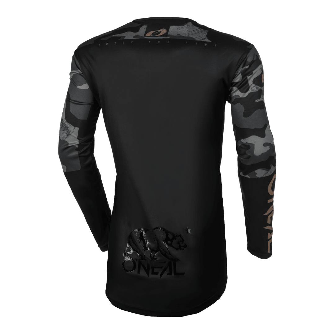 O'Neal Mayhem Camo V.23 Jersey Black/Gray - Motor Psycho Sport