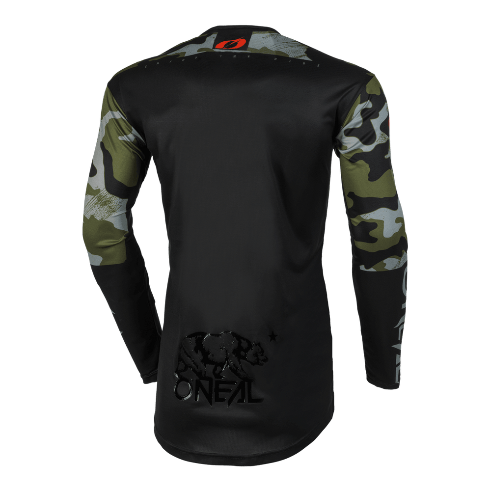 O'Neal Mayhem Camo V.23 Jersey Black/Green - Motor Psycho Sport