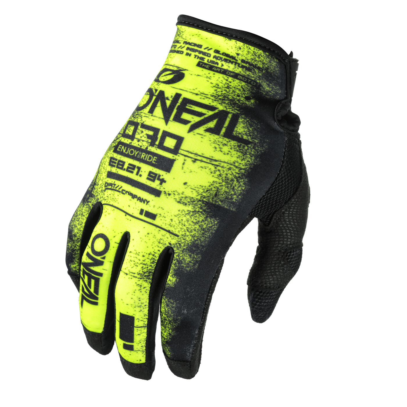 O'Neal Mayhem Scarz V.24 Glove Black/Neon - Motor Psycho Sport