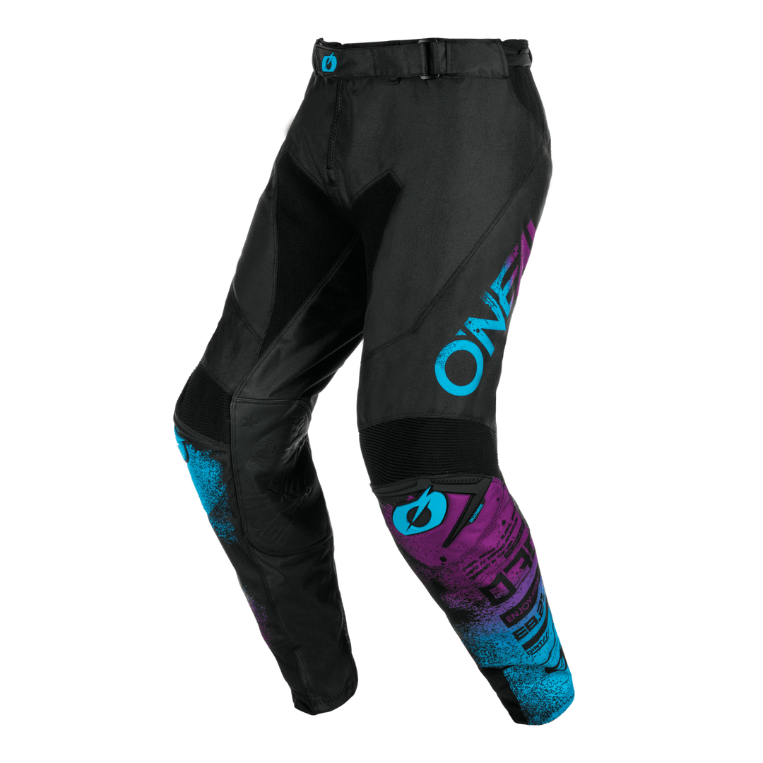 O'Neal Mayhem Scarz V.24 Pant Black/Blue - Motor Psycho Sport