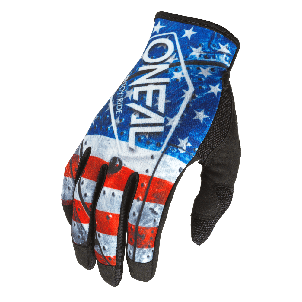 O'Neal Mayhem USA Glove Red/White/Blue - Motor Psycho Sport