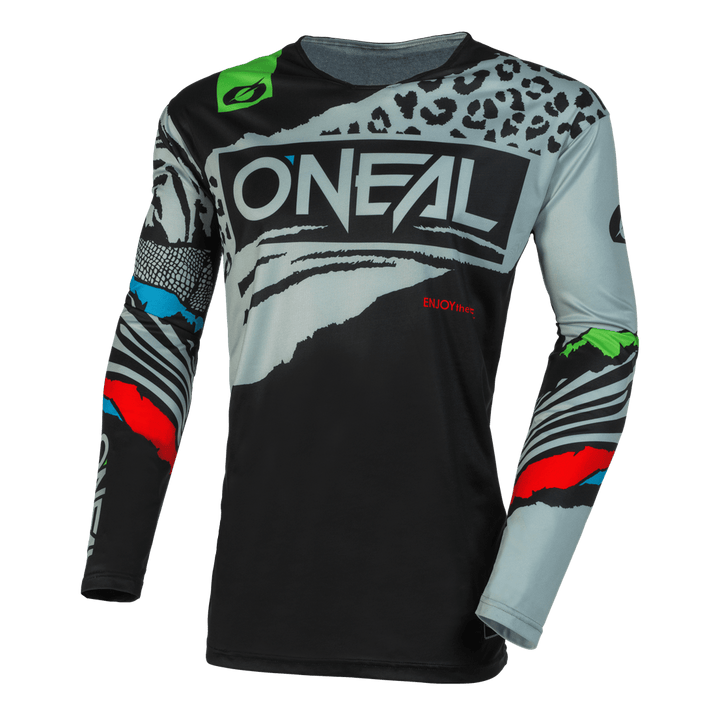 O'Neal Mayhem Youth Wild V.23 Jersey Black/Gray - Motor Psycho Sport