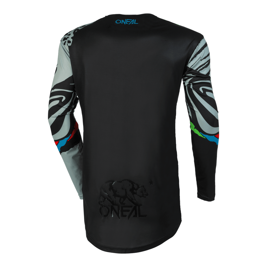 O'Neal Mayhem Youth Wild V.23 Jersey Black/Gray - Motor Psycho Sport