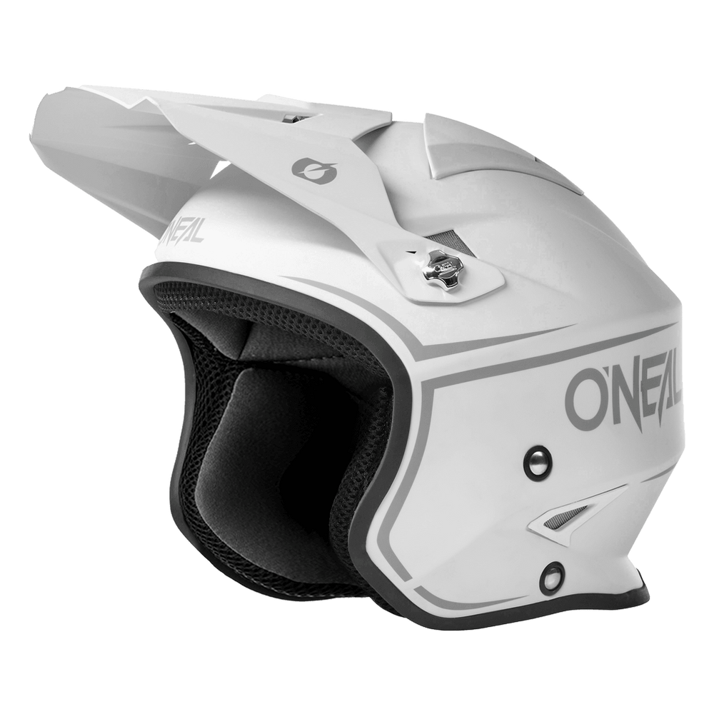 O'Neal Slat V.23 Solid Helmet White - Motor Psycho Sport