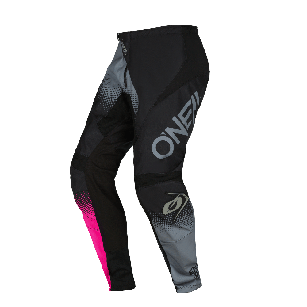 O'Neal Women's Element Racewear Pant Black/Gray/Pink - Motor Psycho Sport