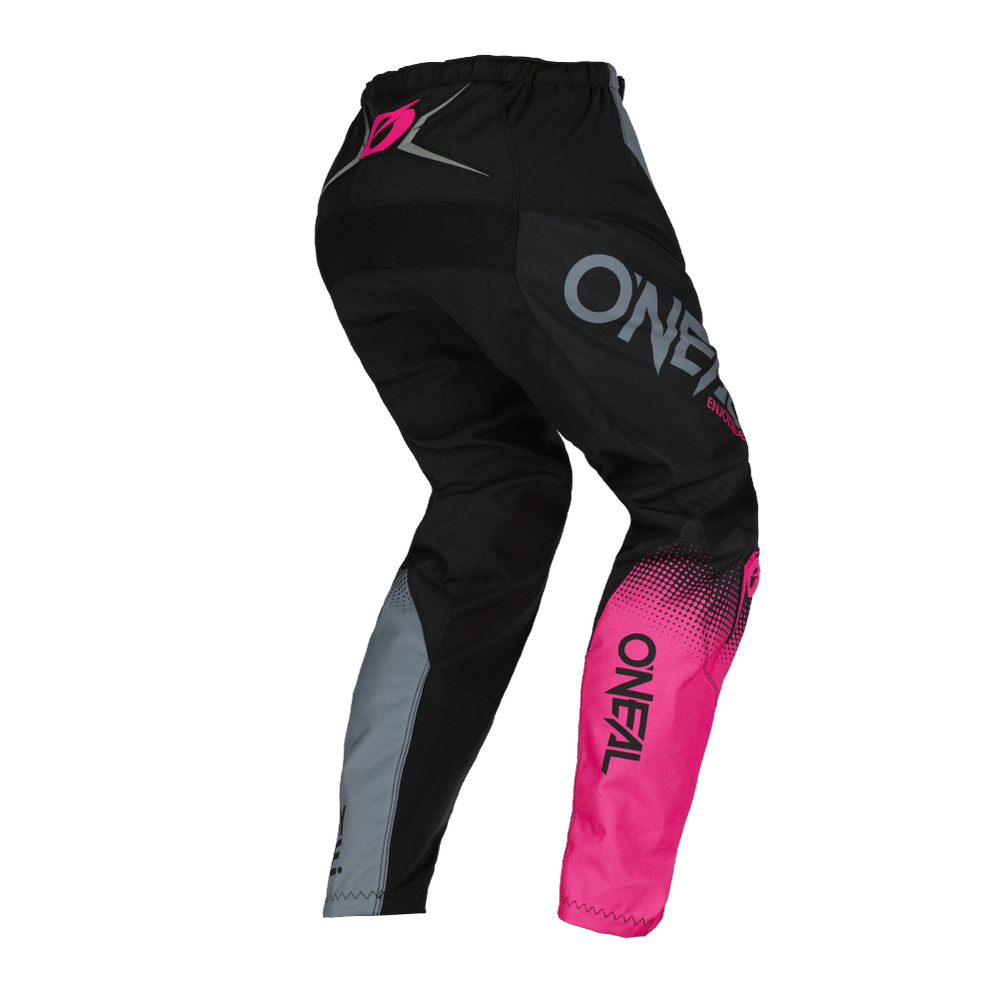 O'Neal Women's Element Racewear Pant Black/Gray/Pink - Motor Psycho Sport