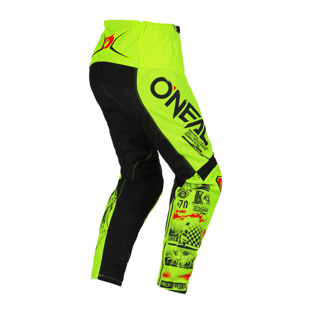 O'Neal Youth Element Attack V.23 Pant Neon/Black - Motor Psycho Sport