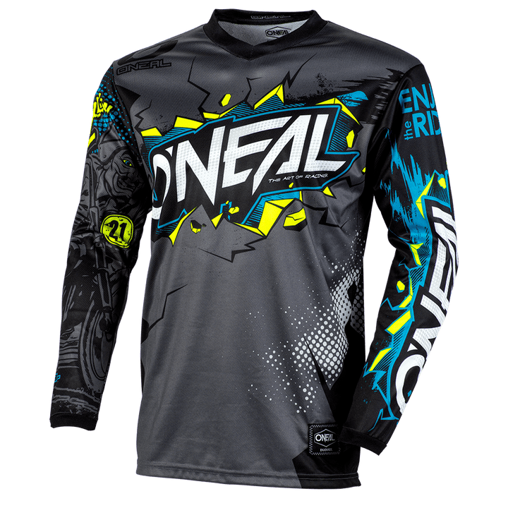 O'Neal Youth Element Jersey Villain Grey - Motor Psycho Sport