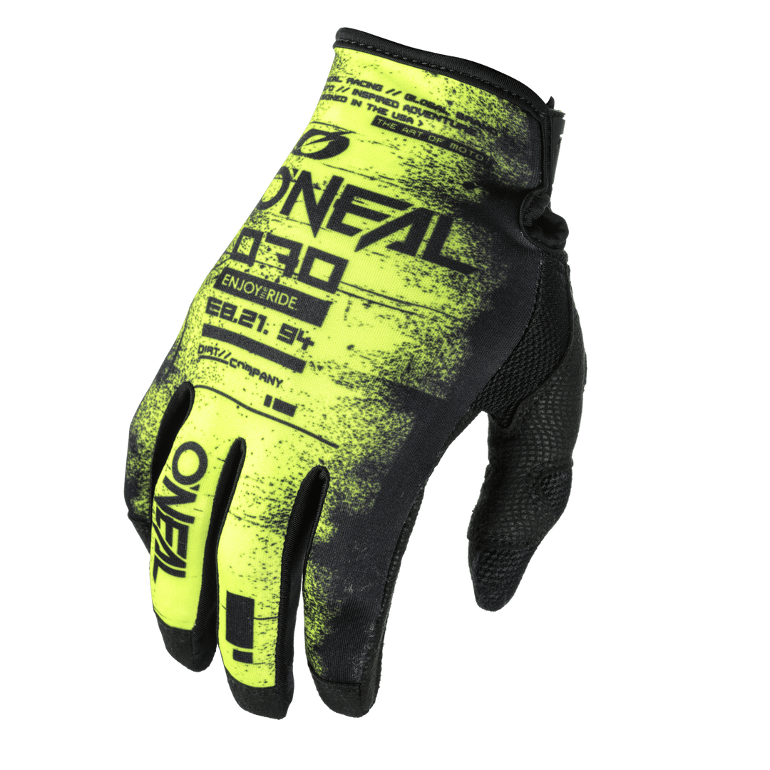 O'Neal Youth Mayhem Scarz V.24 Glove Black/Neon - Motor Psycho Sport