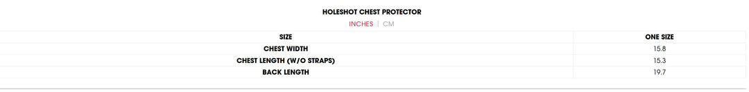 O'Neal Holeshot Chest Protector - One Size Fits All Adult